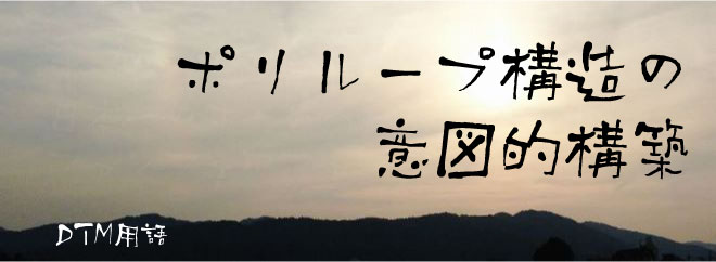 ポリループ構造の意図的構築